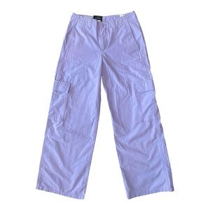 Levi's Cargo Pants Women's Baggy Wide Leg Purple Cargos Jeans Size 26x30 NEW